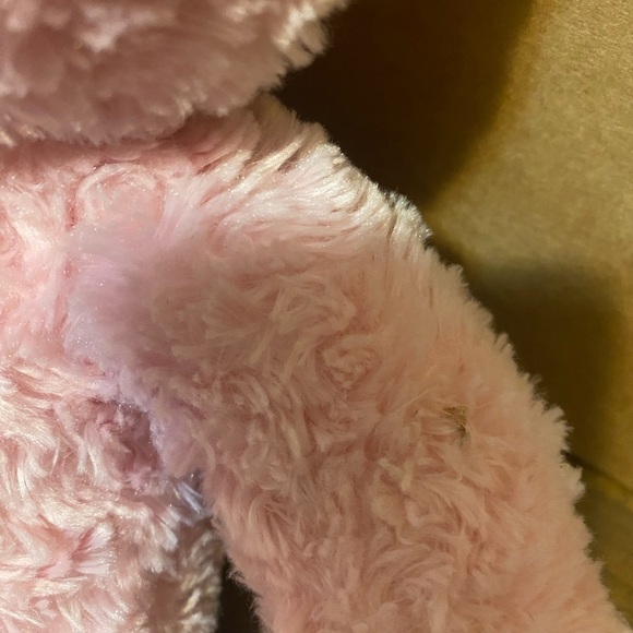 Build A Bear Workshop Plush Fuzzy Pink Bear Stuffed Animal - Picture 5 of 7